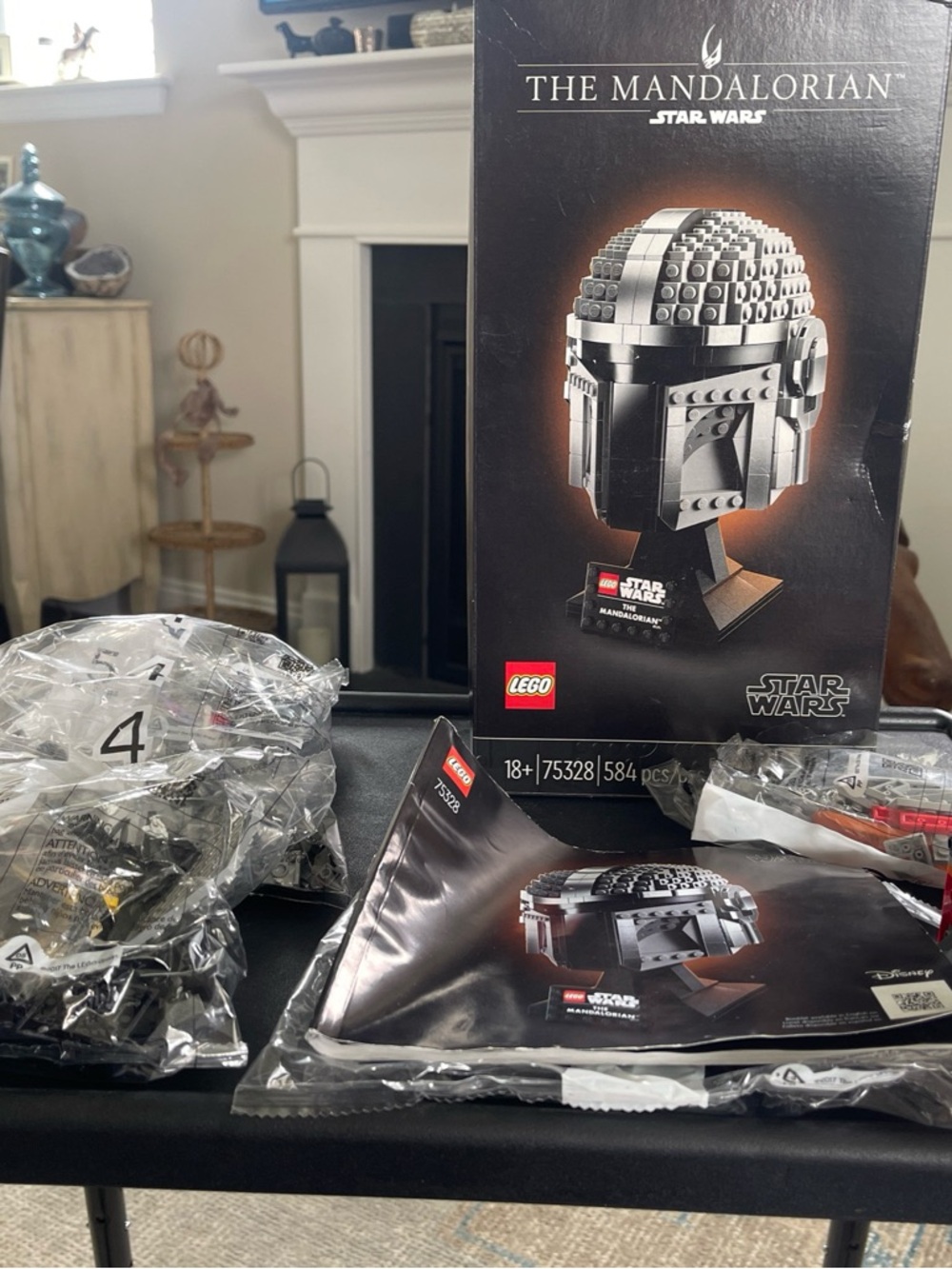 LEGO Star Wars: The Mandalorian Helmet (75328) PLEASE READ DESCRIPTION